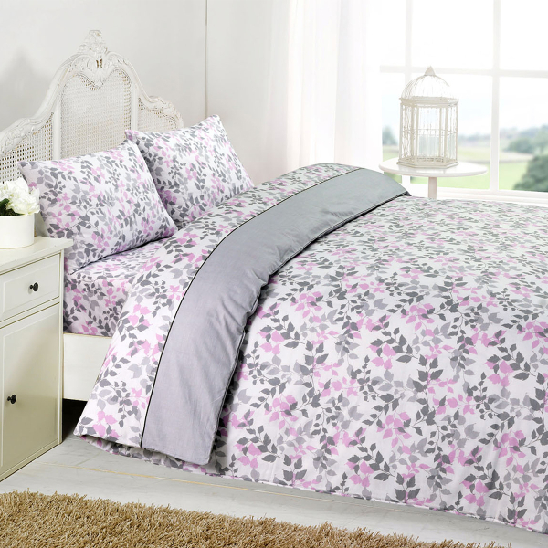 Πάπλωμα Υπέρδιπλο (Σετ 220x240) 2 Όψεων Anna Riska Premium 5008 Grey