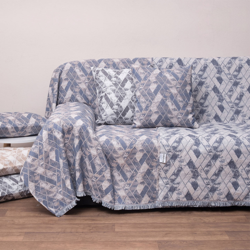 Ριχτάρι Πολυθρόνας (180x180) Anna Riska 1571 Denim