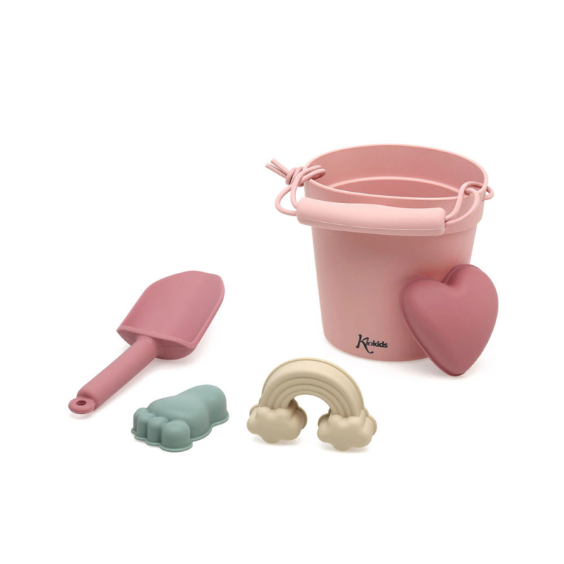 Κουβαδάκι + Φτυαράκια Παραλίας Kiokids Pink 3659