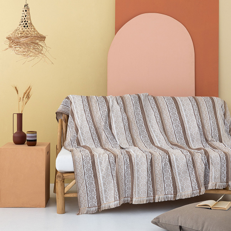 Ριχτάρι Καναπέ Διθέσιου (180x250) Palamaiki Nambi Beige