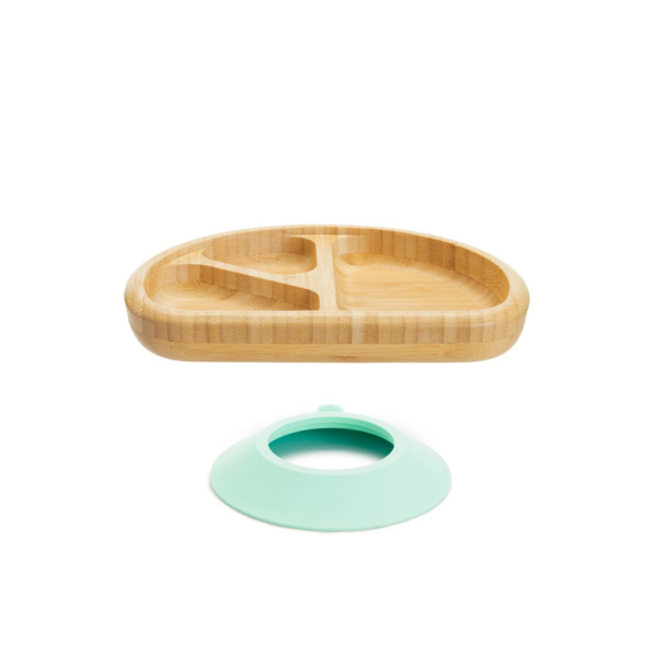 Πιάτο Bamboo Με Χωρίσματατα Munchkin Bamboo Divided Plate