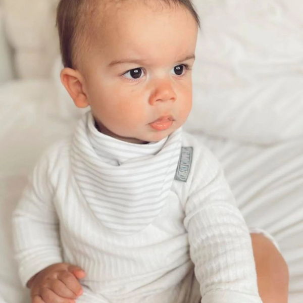 Σαλιάρα - Μπαντάνα Διπλής Όψης 2+ Μηνών (Σετ 2τμχ) Cheeky Chompers Every Cloud Neckerbib