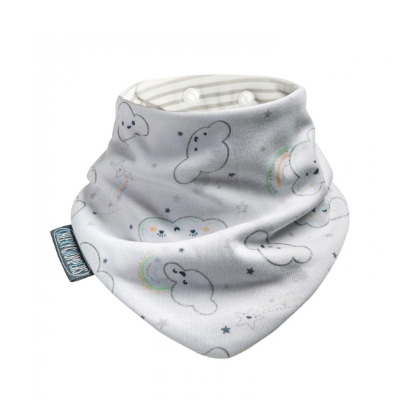 Σαλιάρα - Μπαντάνα Διπλής Όψης 2+ Μηνών (Σετ 2τμχ) Cheeky Chompers Every Cloud Neckerbib
