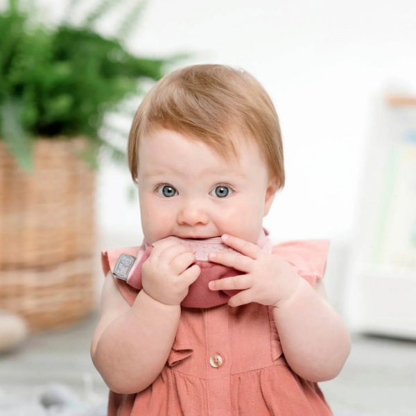 Σαλιάρα - Μπαντάνα Διπλής Όψης 2+ Μηνών Με Μασητικό Cheeky Chompers Neckerchew Rainbow