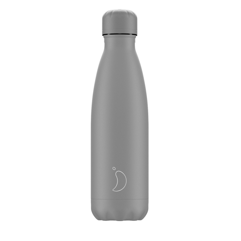 Μπουκάλι Θερμός 500ml Chilly's All Matte Grey