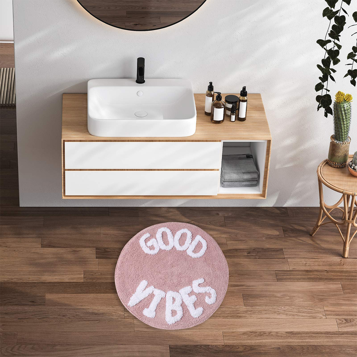 Πατάκι Μπάνιου (Φ60) Das Home Bathmats 0681 Μπάνιο Πατάκια Spitishop