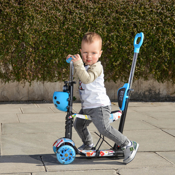 Παιδικό Πατίνι Τρίτροχο (2+ Ετών) Moni Lollipop Blue