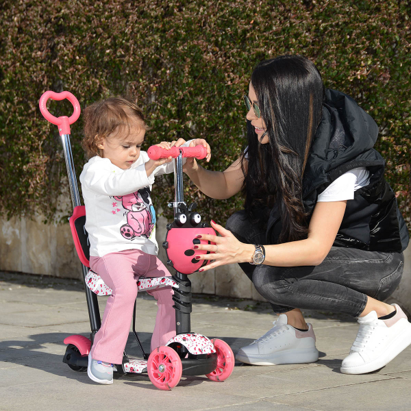 Παιδικό Πατίνι Τρίτροχο (2+ Ετών) Moni Lollipop Red