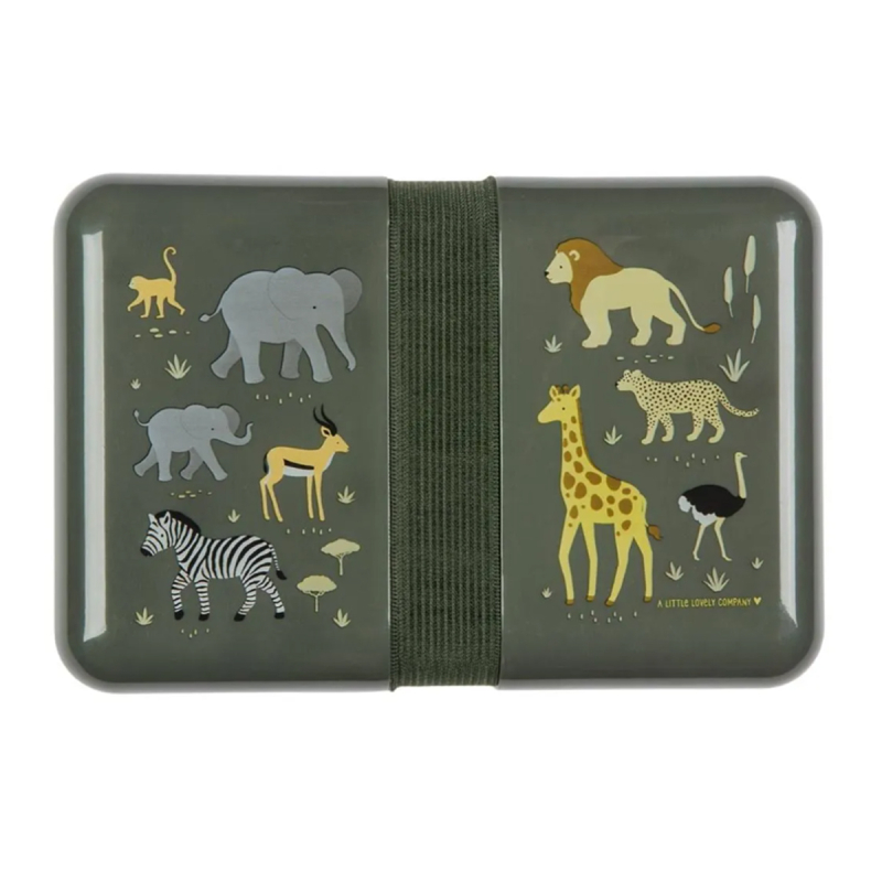 Φαγητοδοχείο 850ml (18x12x6) Α Little Lovely Company Savannah SBSAGR52