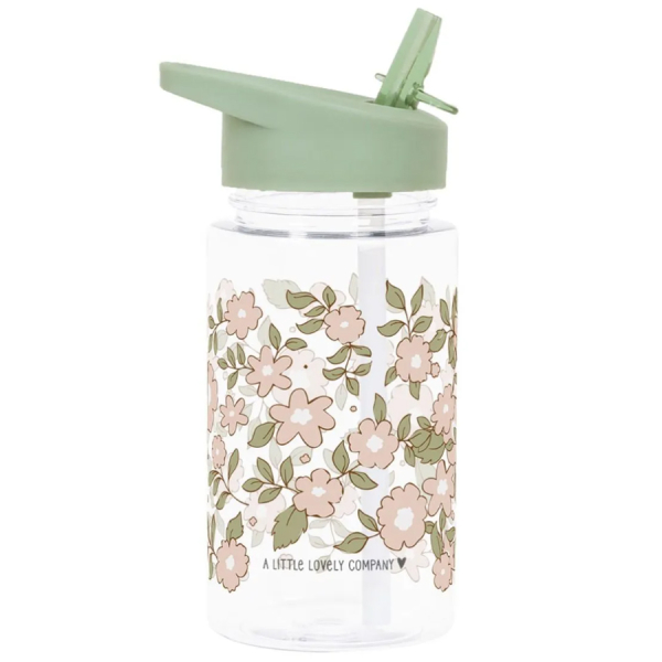 Παγούρι 450ml Με Καλαμάκι Α Little Lovely Company Blossom Sage DBBLSA45