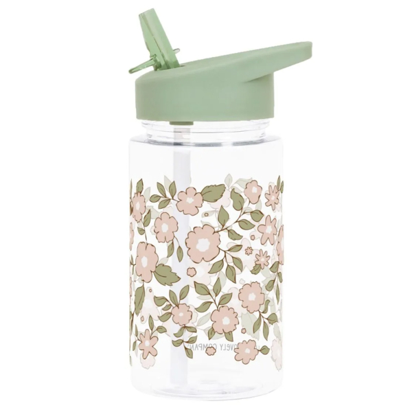 Παγούρι 450ml Με Καλαμάκι Α Little Lovely Company Blossom Sage DBBLSA45