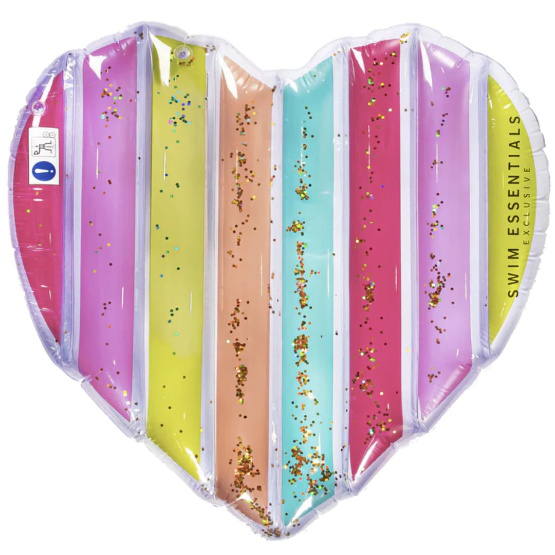 Φουσκωτό Στρώμα Θαλάσσης (150X100) Swim Essentials Rainbow Heart Home Παιδικά Είδη Φουσκωτά Spitishop