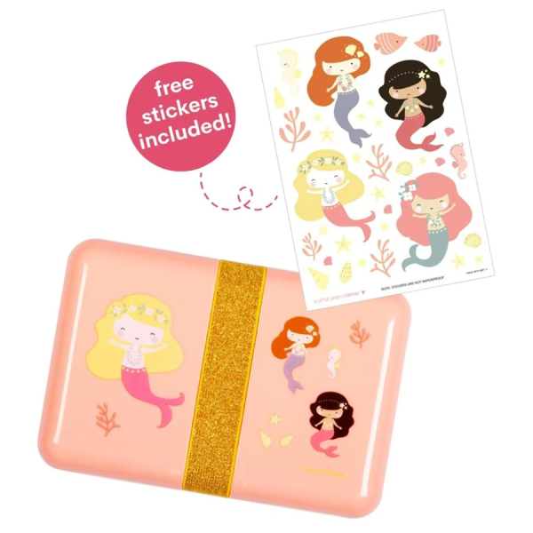 Φαγητοδοχείο 850ml (18x12x6) Α Little Lovely Company Mermaids SBMEPI31