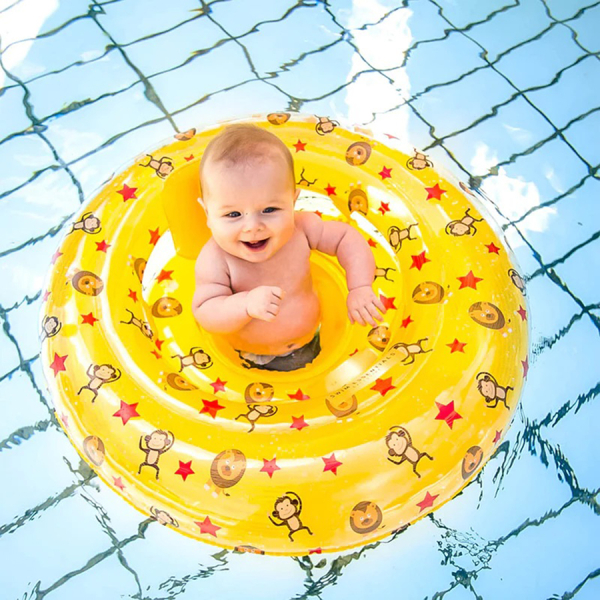 Βρεφικό Σωσίβιο (0-12 Μηνών) Swim Essentials Circus Yellow