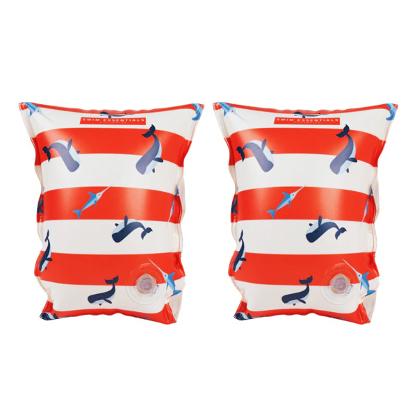 Μπρατσάκια (0-24 Μηνών) Swim Essentials Whale Red-White