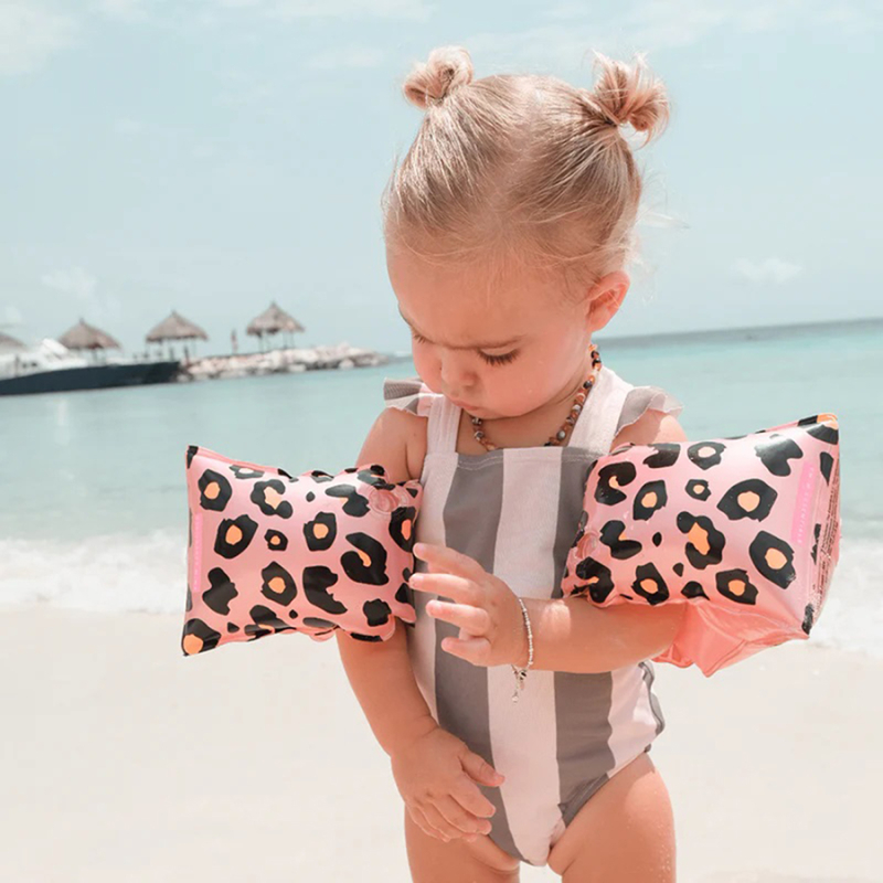 Μπρατσάκια (0-24 Μηνών) Swim Essentials Leopard Rose Gold