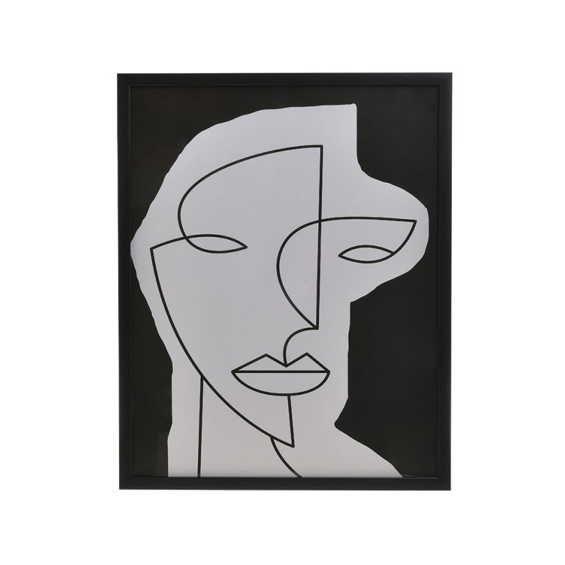 Πίνακας Με Κορνίζα (40×50) InArt Πρόσωπο 3-90-763-0108 249446
