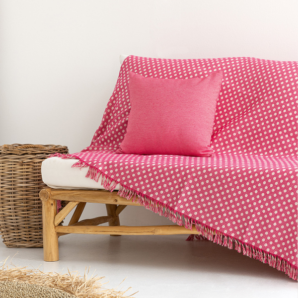 Ριχτάρι Καναπέ Τετραθέσιου (180x320) Palamaiki Melo Fuchsia