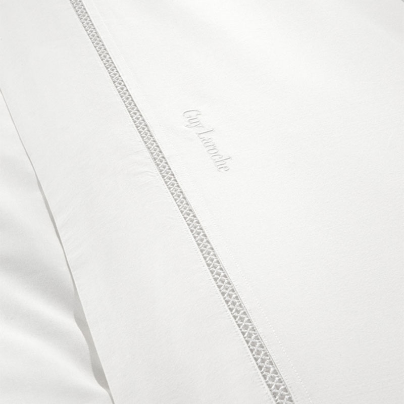 Σεντόνια King Size (Σετ) Guy Laroche Blend White Home Λευκά Είδη Κρεβατοκάμαρας Spitishop