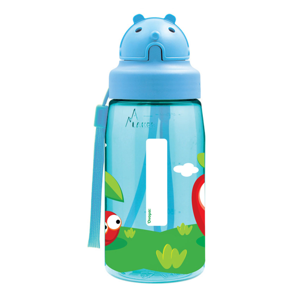 Παγούρι 450ml Με Καλαμάκι Laken Κεράσι/Μήλο