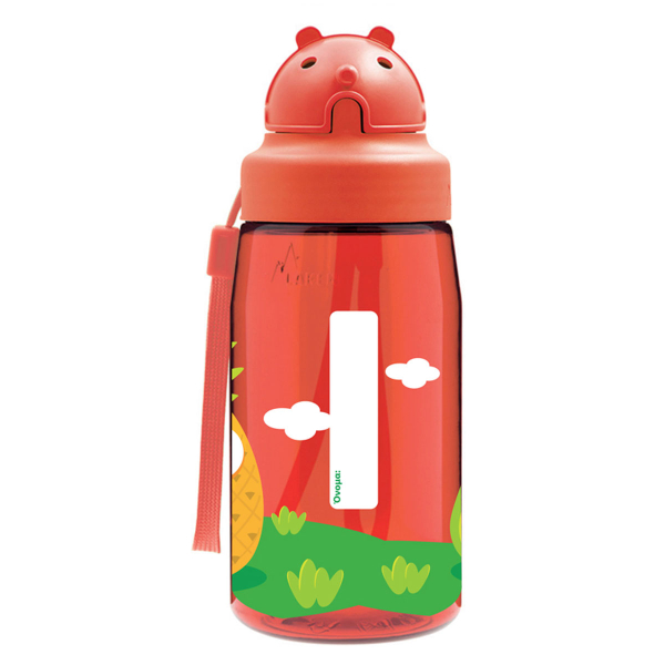 Παγούρι 450ml Με Καλαμάκι Laken Ανανάς/Αχλάδι