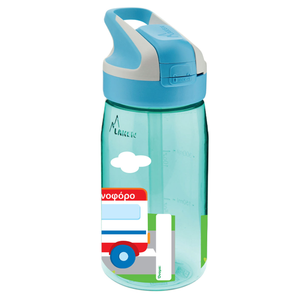 Παγούρι 450ml Με Καλαμάκι Laken Οχήματα