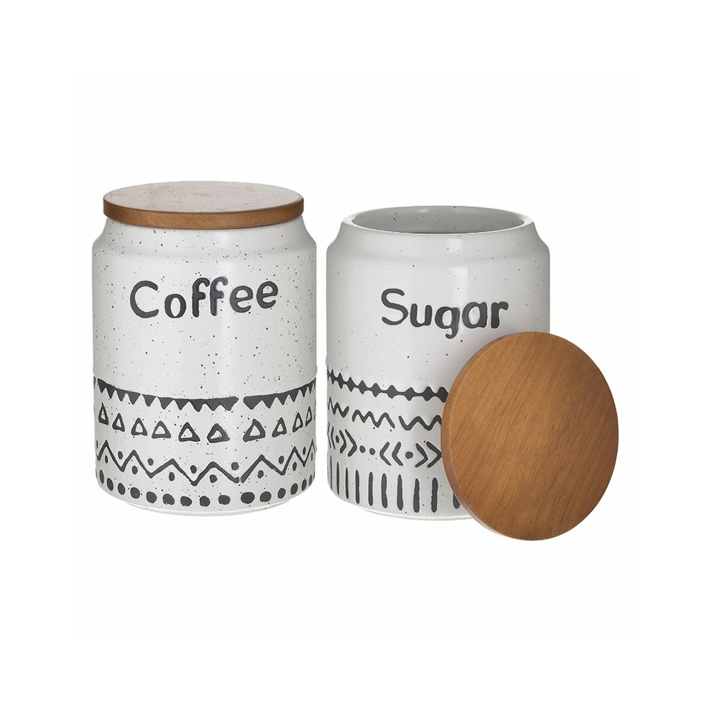 Δοχείο Ζάχαρης + Καφέ (Σετ 2τμχ) InArt 3-60-931-0200