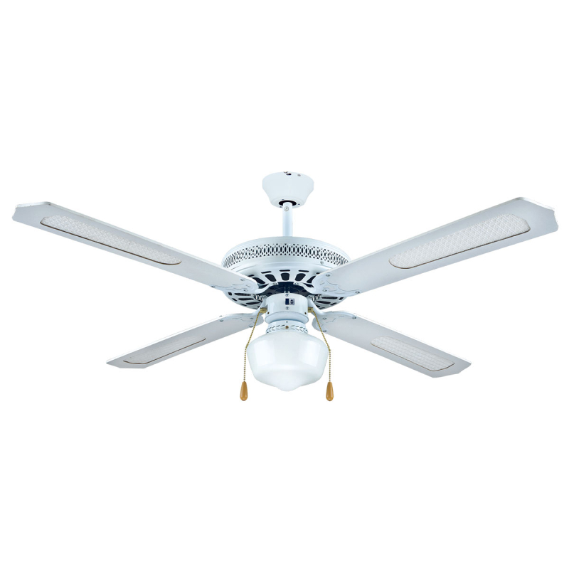 Ανεμιστήρας Οροφής Με Φως 132εκ. Eurolamp 147-29000 White