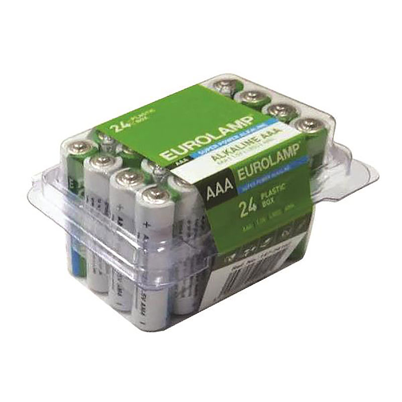 Αλκαλικές Μπαταρίες AAA 1.5V 24τμχ Eurolamp 147-24162