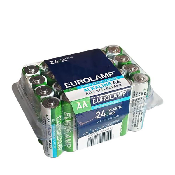 Αλκαλικές Μπαταρίες AA 1.5V 24τμχ Eurolamp 147-24163