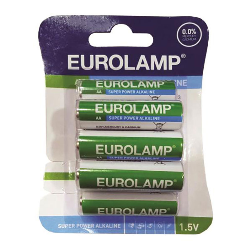 Αλκαλικές Μπαταρίες AA 1.5V 8τμχ Eurolamp 147-24151