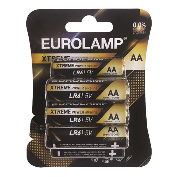 Αλκαλικές Μπαταρίες AA 1.5V 8τμχ Eurolamp Extreme Power 147-24126