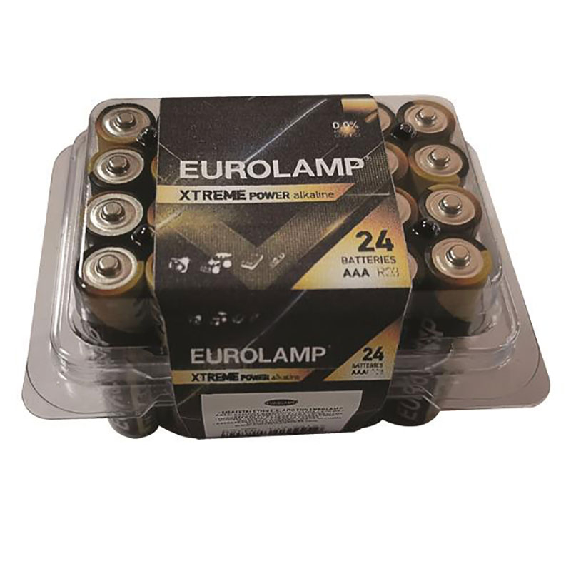 Αλκαλικές Μπαταρίες AAA 1.5V 24τμχ Eurolamp Extreme Power 147-24127 250180