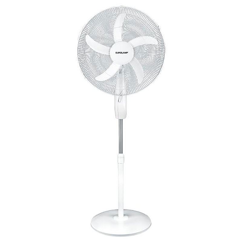 Ανεμιστήρας Δαπέδου Με Ορθοστάτη 60W Eurolamp 300-20015 White