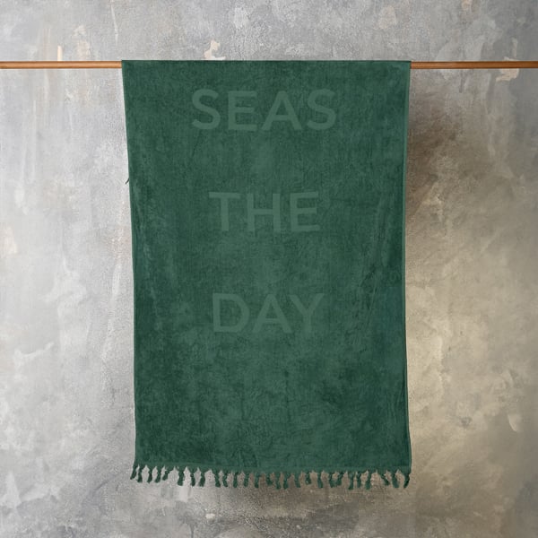 Πετσέτα Θαλάσσης (86x160) Melinen Seas The Day Green