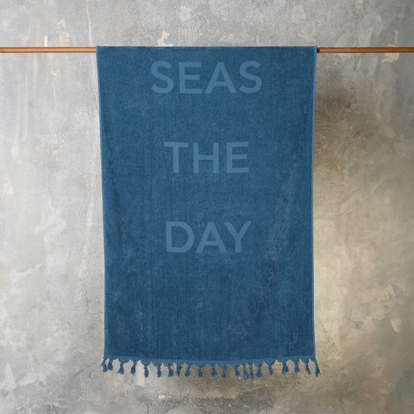 Πετσέτα Θαλάσσης (86x160) Melinen Seas The Day Blue
