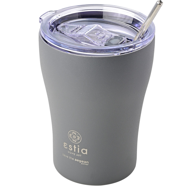 Ποτήρι Θερμός 350ml Estia Save The Aegean Fjord Grey 01-12441