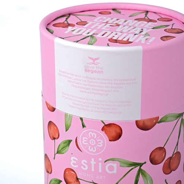 Ποτήρι Θερμός 350ml Estia Save The Aegean Cherry Rose 01-16876