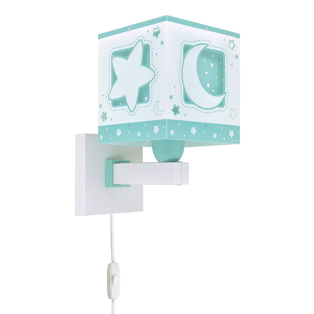 Παιδική Απλίκα Τοίχου Ango Moonlight Green 63239 H Home Φωτιστικά Παιδικά Spitishop