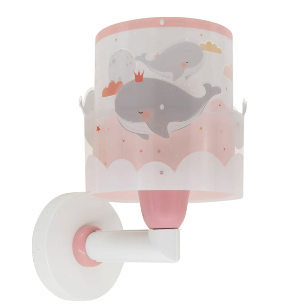 Παιδική Απλίκα Τοίχου Ango Whale Dreams Pink 61179 S