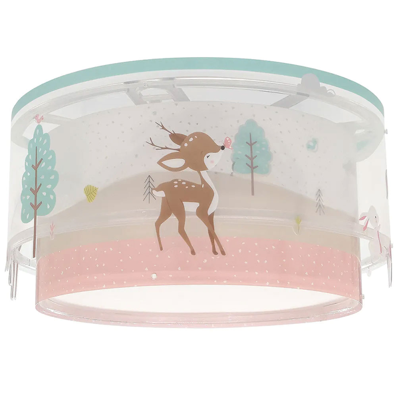 Παιδικό Φωτιστικό Πλαφονιέρα Ango Loving Deer 61276