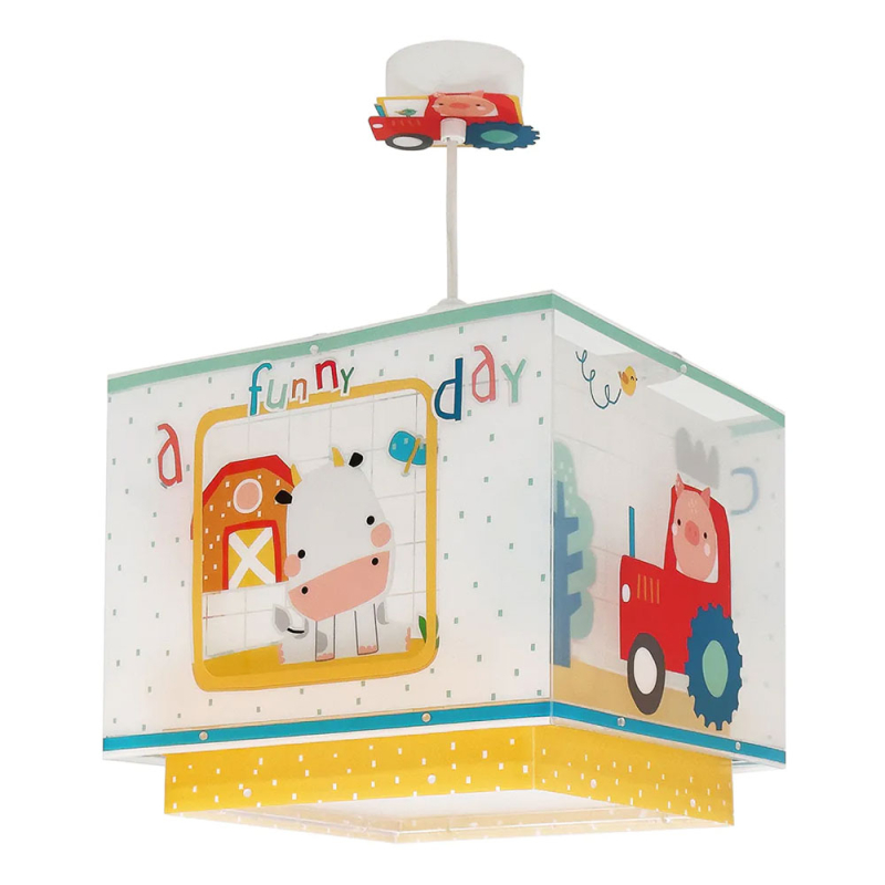 Παιδικό Φωτιστικό Οροφής Μονόφωτο Ango My Farm 63402