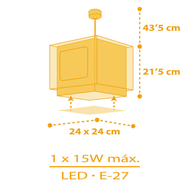 Παιδικό Φωτιστικό Οροφής Μονόφωτο Ango My Farm 63402