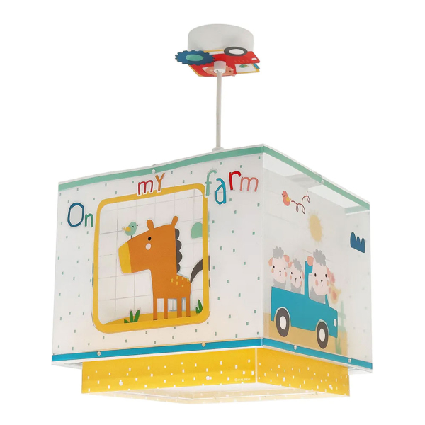 Παιδικό Φωτιστικό Οροφής Μονόφωτο Ango My Farm 63402