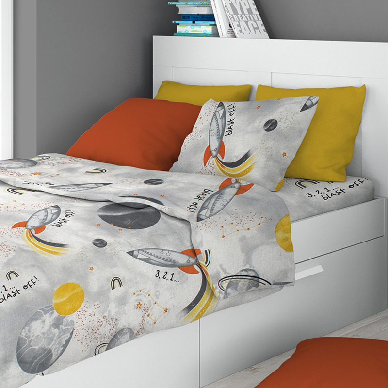 Πάπλωμα Μονό (160x240) Dimcol 187 Spaceship Grey