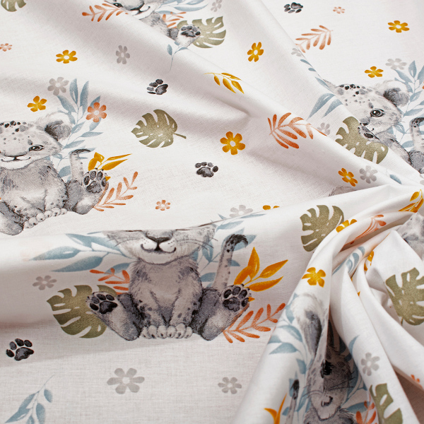 Σεντόνια Μονά (Σετ 3τμχ) Dimcol 531 Lion Cub Grey