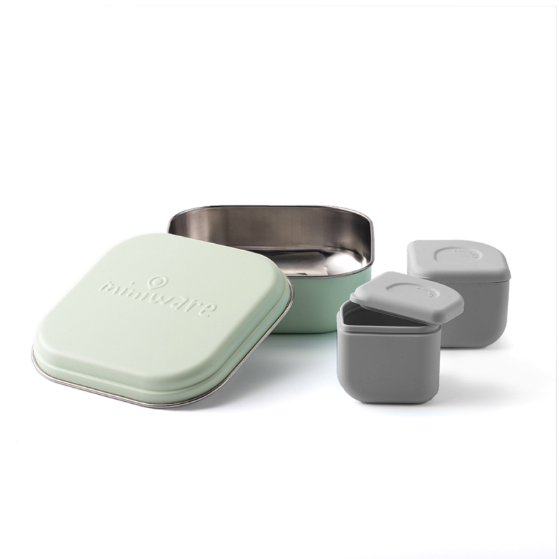 Φαγητοδοχεία (Σετ 3τμχ) Miniware Des 13 Μέντα