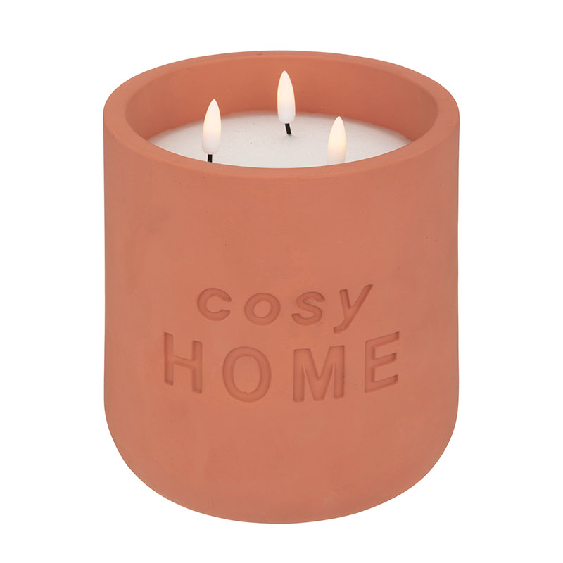 Διακοσμητικό Φωτιστικό Κερί LED A-S Cosy Terracotta 192751B