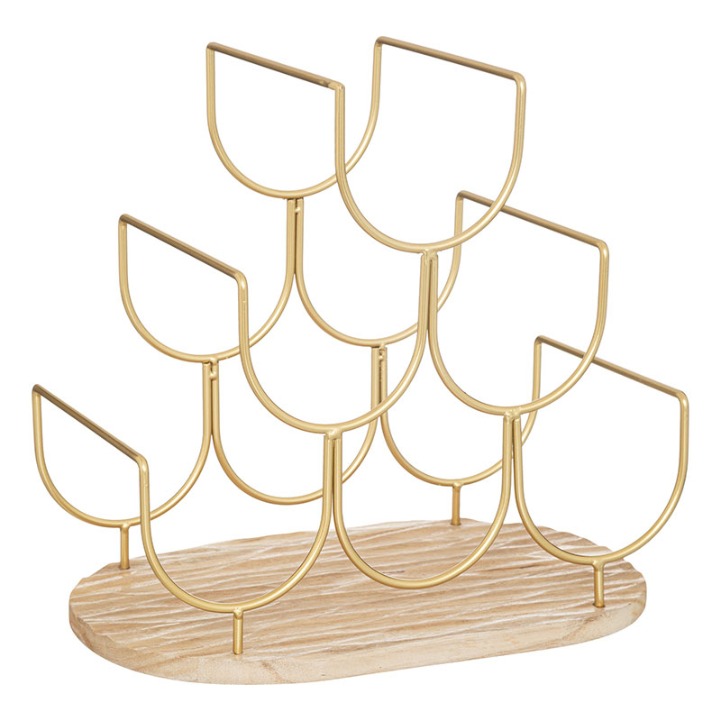 Μπουκαλοθήκη 6 Θέσεων (29x19.5x28.5) A-S Rivi 192975