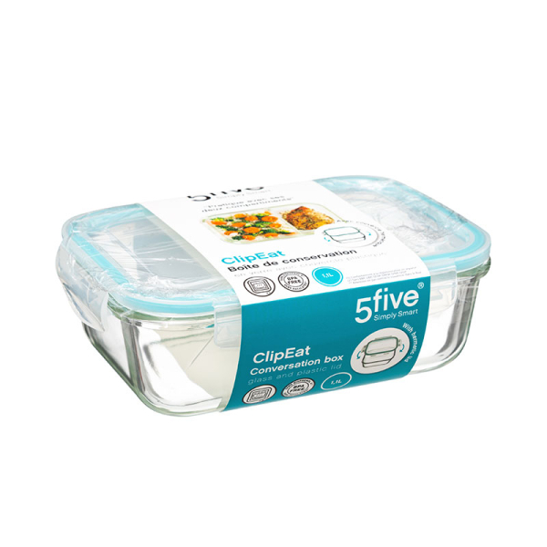 Φαγητοδοχείο 2 Θέσεων1.1lt F-V Clipeatse 167786